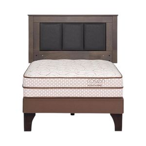 Cama Rosen Autonomy Land 1.5 Plazas + Respaldo Rachel Gris