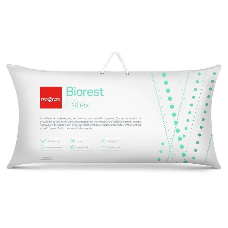 Almohada King Rosen Látex Biorest