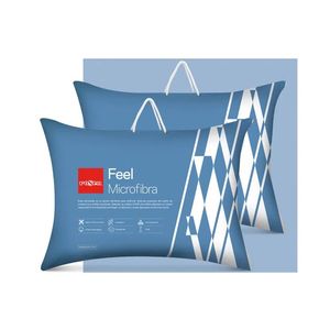 Set 2 Almohadas Rosen Feel Microfibra 50x70
