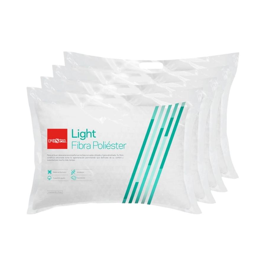 Set 4 Almohadas Light 50x70 Rosen Blanco