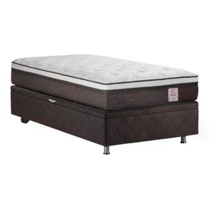 Cama Rosen Boxet New Style 6 2 Plazas + Muebles Ferrara