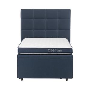 Bed Boxet Upline 1.5 Plazas con Respaldo Issey Rosen Azul