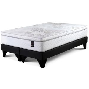 Cama Rosen Art 4 King 180x200 Cm Base Dividida Con Muebles Anna