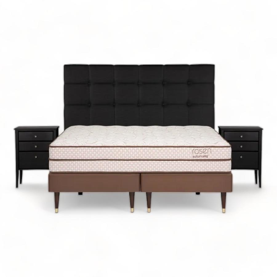 Cama Rosen Autonomy Land King 180X200 Cm + Muebles Issey