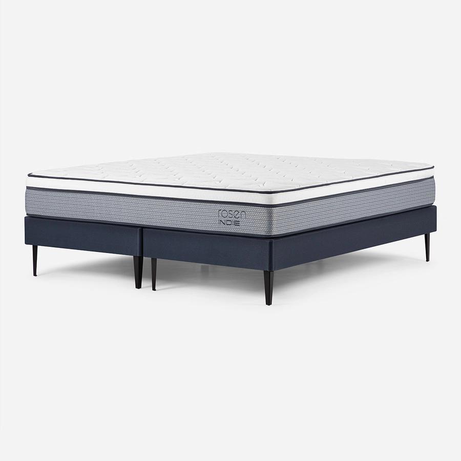 Cama Indie Pata Metálica 2.00X2.00 Rosen