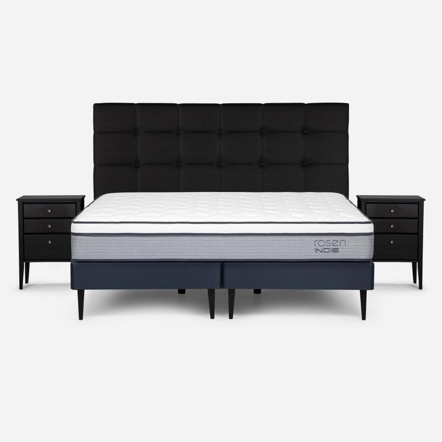 Cama Indie Pata Metálica 1.80X2.00 Issey Graf Rosen