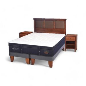 Cama CIC Super Premium King BD + Set Torino Caramel