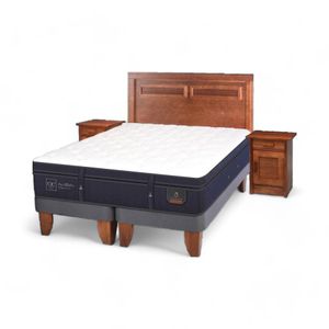 Cama CIC Super Premium King BD + Set Milán Caramel