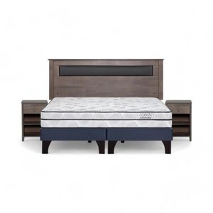 Cama Rosen Autonomy Sky King Madera + Muebles Ferrara