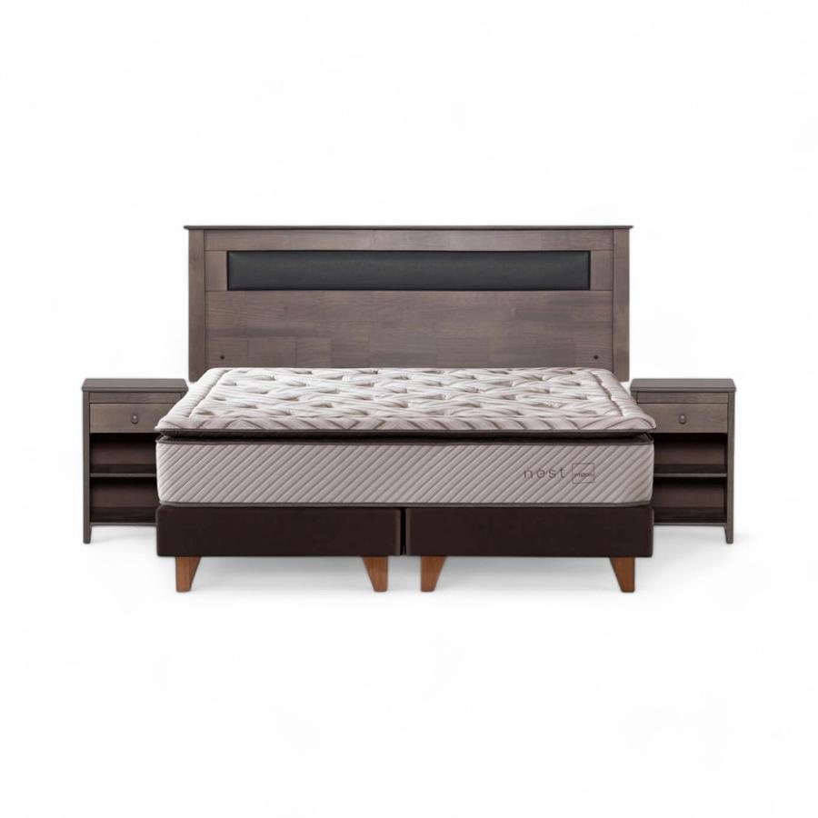 Cama Rosen Nest King + Muebles Ferrara