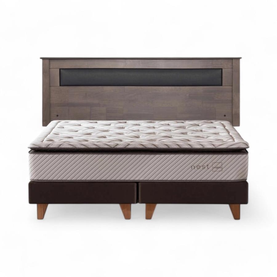 Cama Rosen Nest King + Respaldo Ferrara