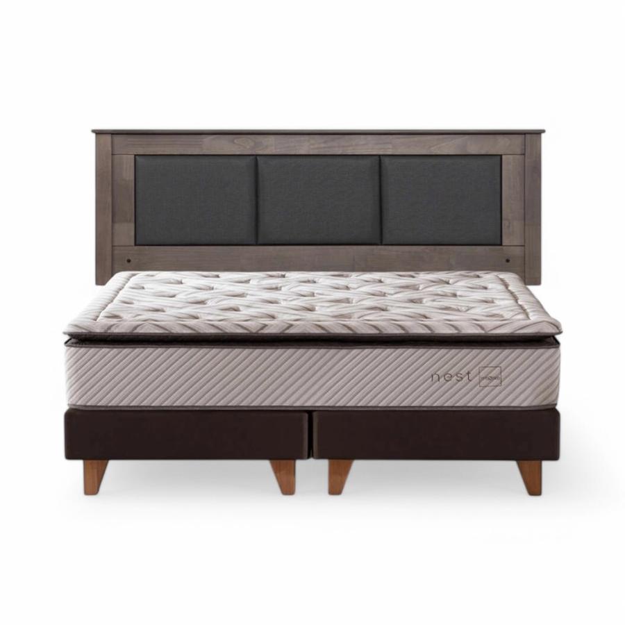 Cama Rosen Nest King + Respaldo Rachel