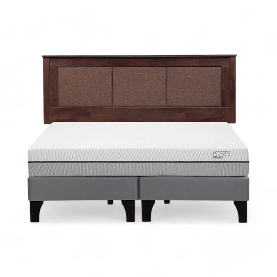 Cama Rosen Pratta King + Respaldo Rachel