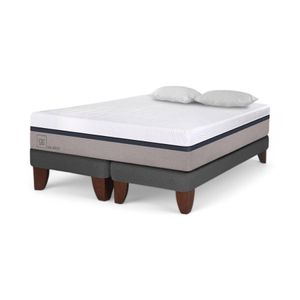 Cama CIC Balance King Base Dividida + Almohadas