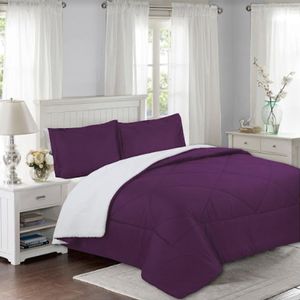 Plumon Sherpa Embossed C/f 2pl Liso Morado