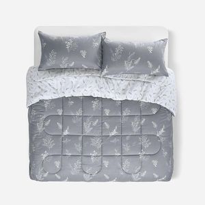 Plumón Cama King Rosen Soft Touch Astrid Gris