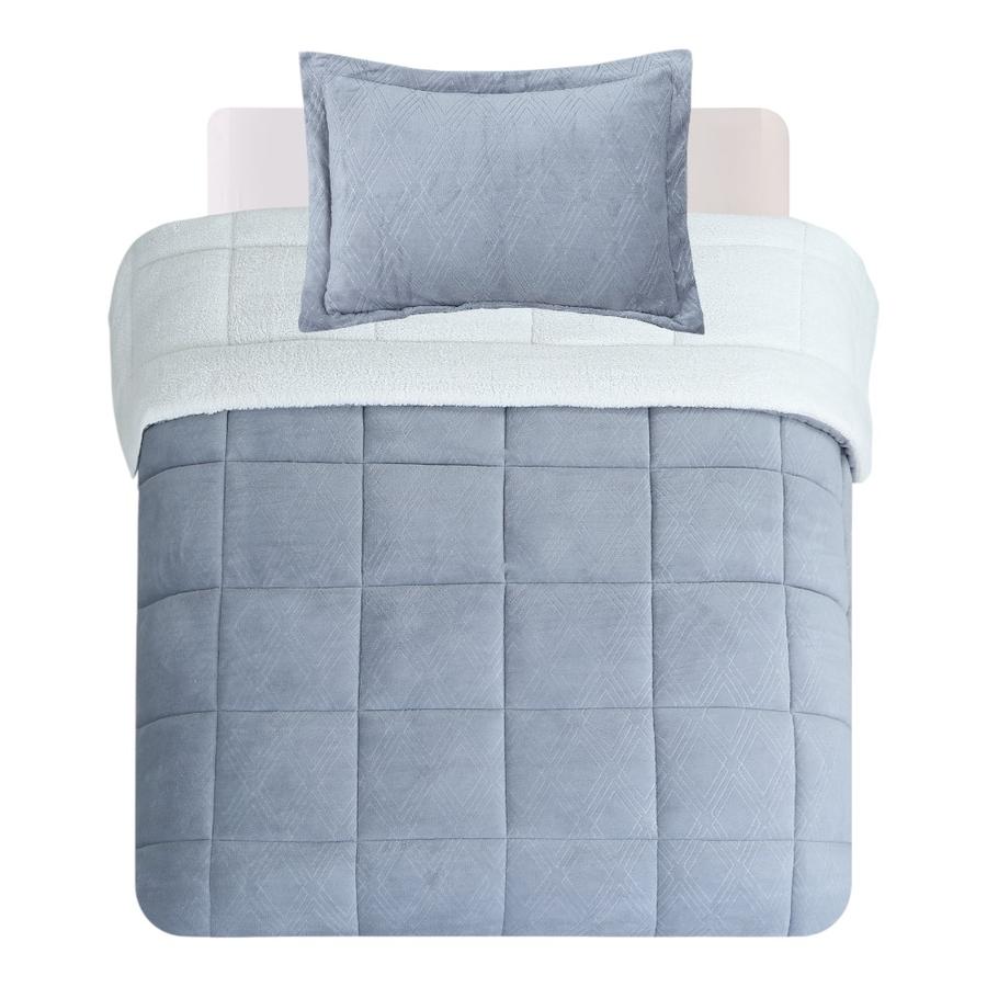 Plumón Sherpa Gris 1.5 Plazas Matiz