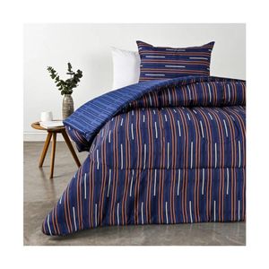 Plumón 1.5 Plazas American Family Trazos Azul