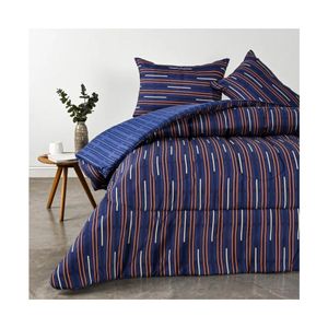 Plumón King American Family Trazos Azul