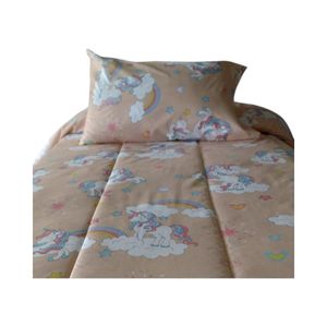 Plumón Idetex Infantil Unicornio 1.5 Plaza