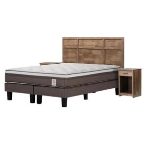 Cama Europea Rosen New Style 6 2 Plazas 1.50x2.00 Bd