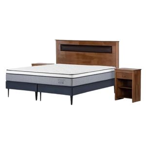 Cama Europea Rosen Indie 2 Plazas Base Dividida Ferrara