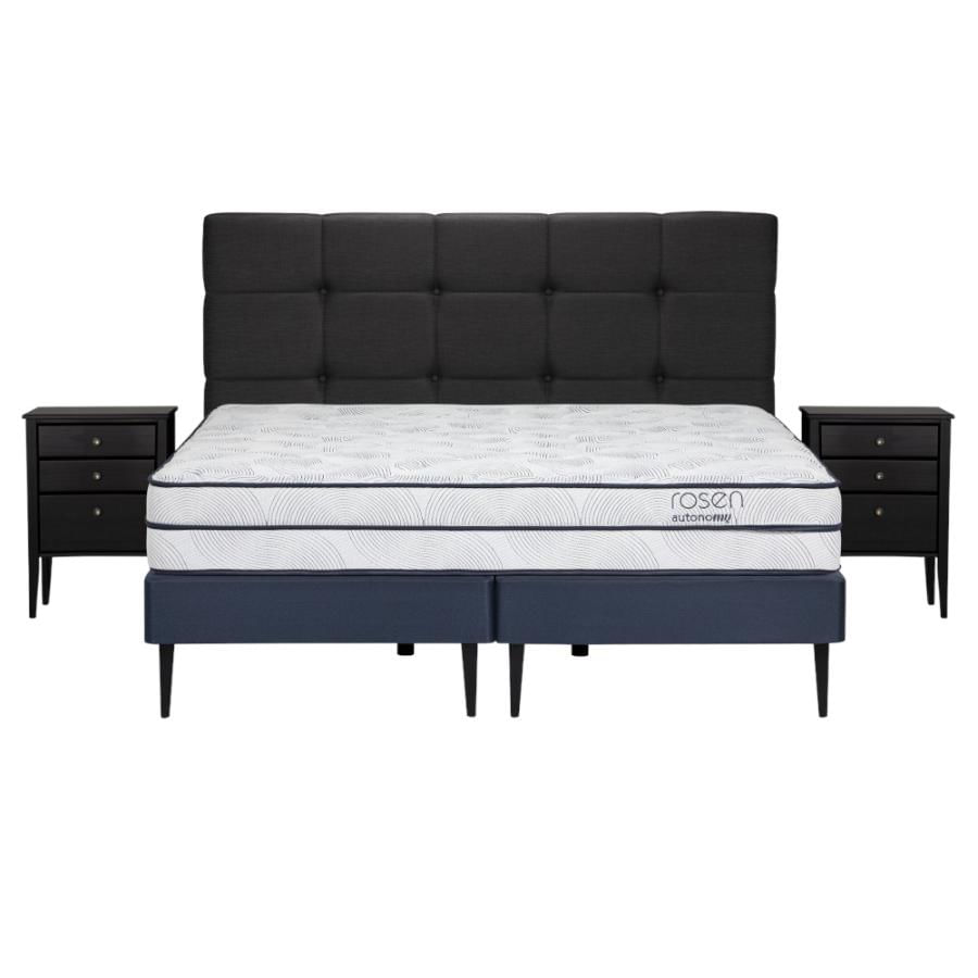 Cama Rosen Autonomy Sky 2 Plazas Base Dividida Mueble Issey