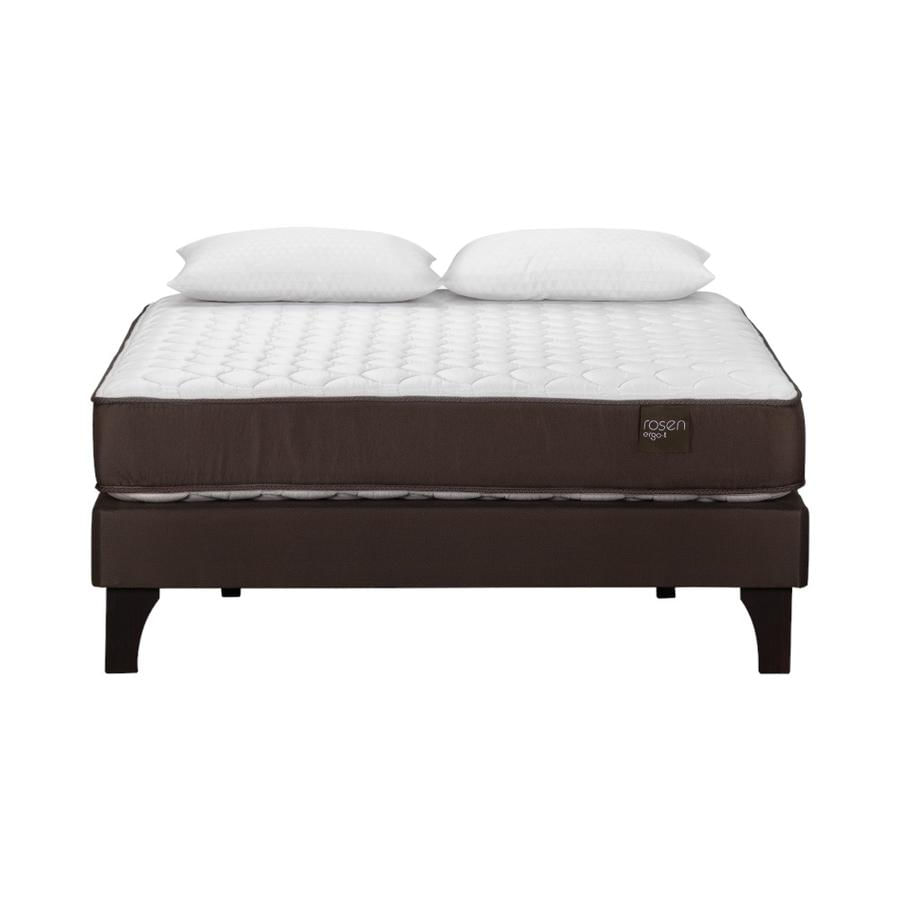 Cama Europea Rosen Ergo T New 2 Plazas + Almohadas