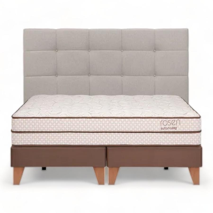 Cama Rosen Autonomy Land 2 Plazas 150X200 Cm +Respaldo Issey