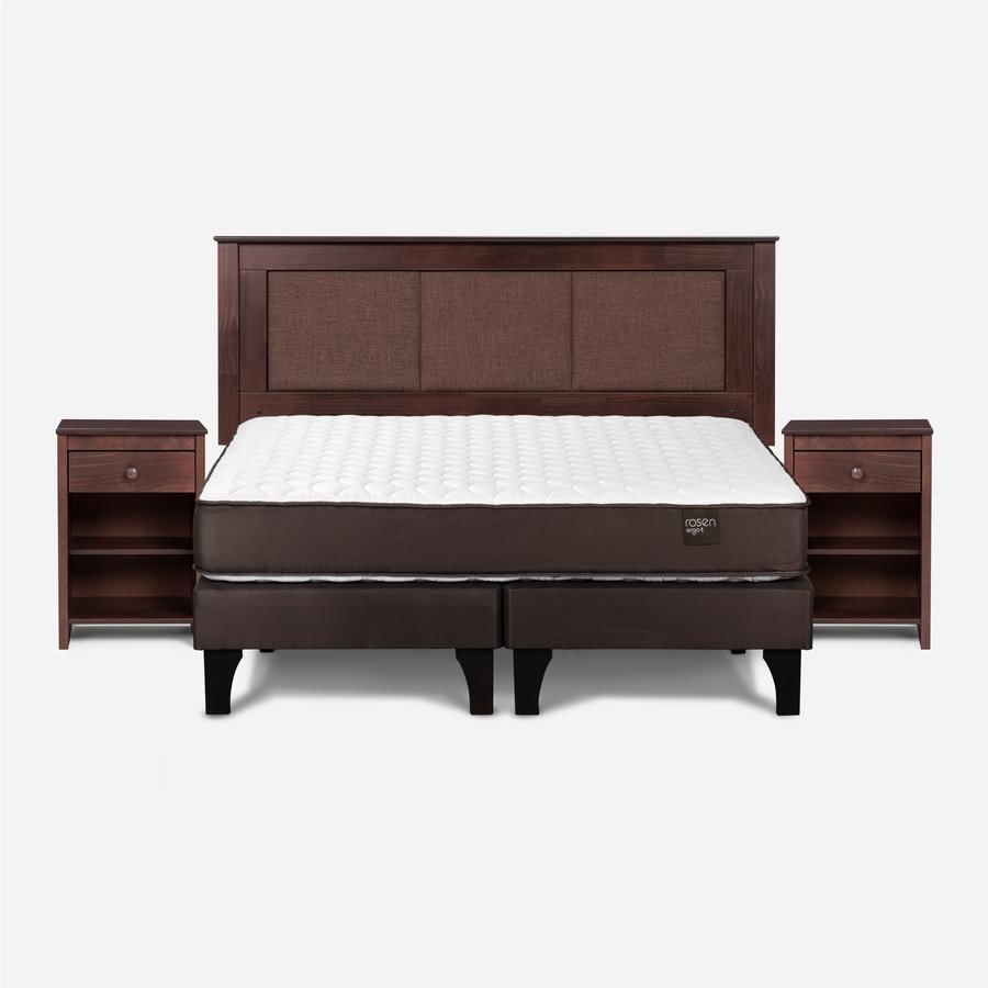 Cama 2 Plazas 150X200 Rosen Ergo T New Base Dividida Rachel