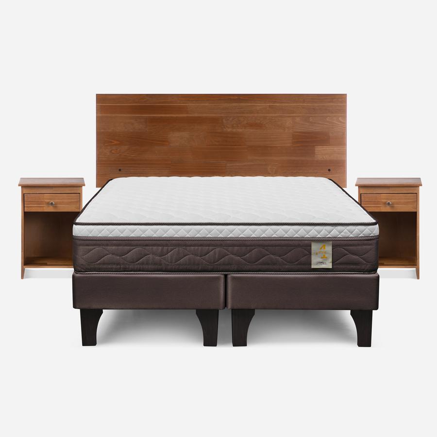 Cama 2 Plazas 150X200 Rosen New Style 4 B Dividida M Tabor