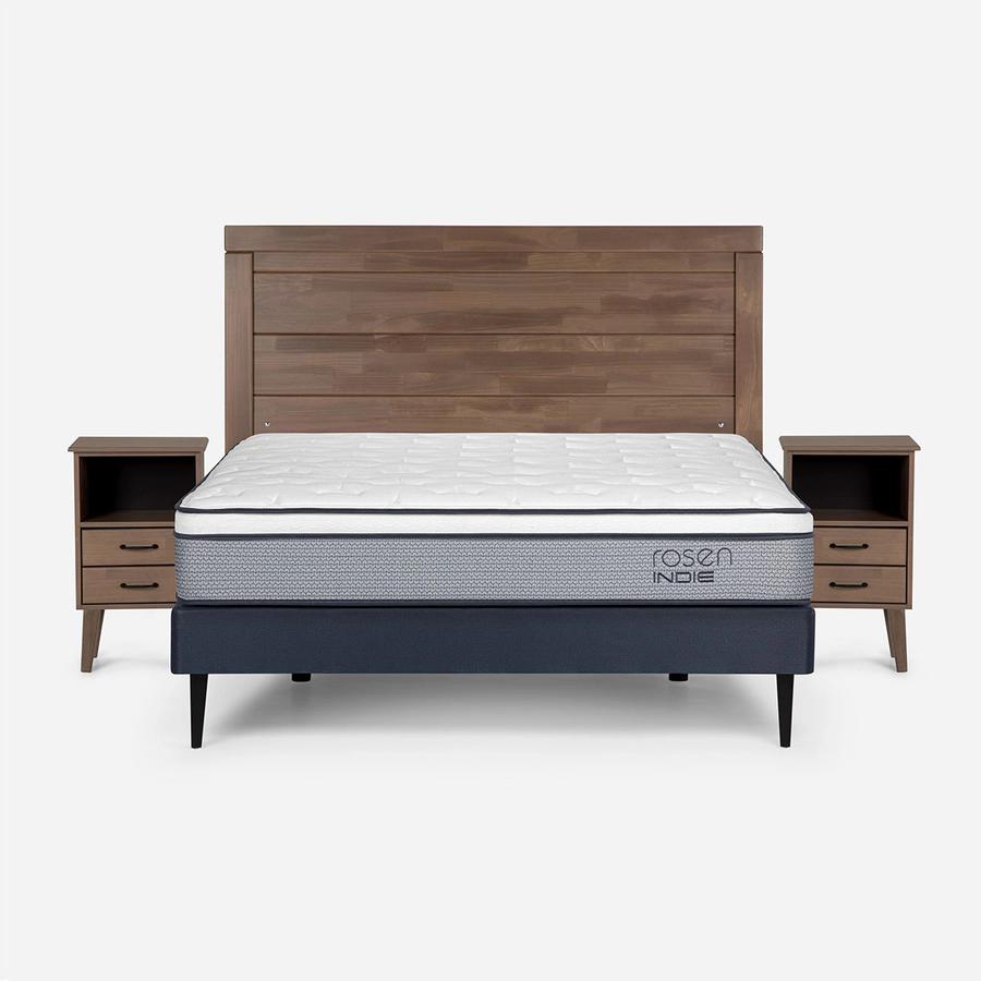 Cama Indie Pata Metálica 1.50X2.00 Bn Sicilia Rosen