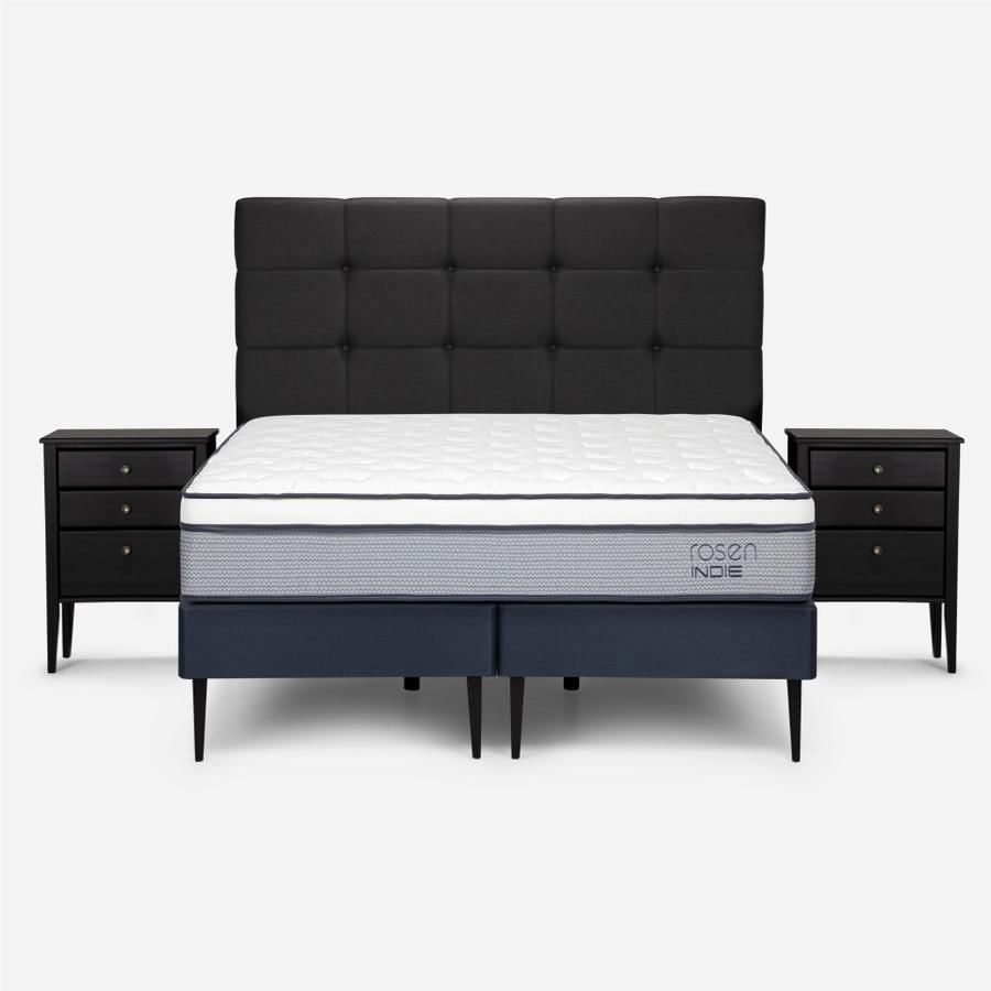 Cama Indie Pata Metálica 1.50X2.00 BN Issey Graf Rosen