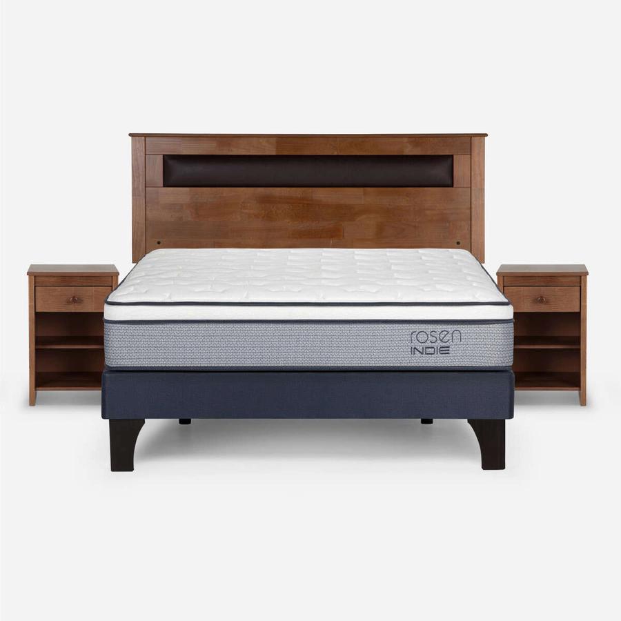 Cama Indie Pata Madera 1.50X2.00 Bn Ferrara Rosen