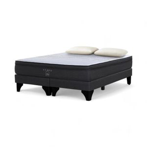 Cama Rosen Tempo 2 Plazas Base Dividida + Almohada MemoryMax
