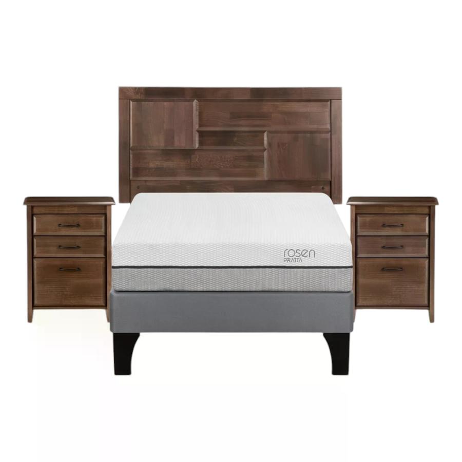 Cama Pratta Pata Madera 1.35X2.00 Dolce 2 Vel