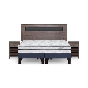 Cama Rosen Autonomy Sky 2 Plazas Madera + Muebles Ferrara