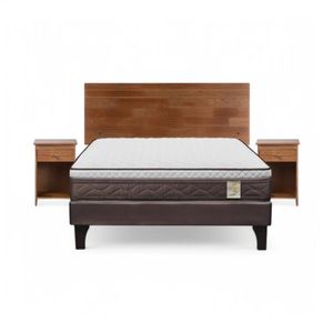 Cama Rosen New Style 4 Plus 2 Plazas + Muebles Tabor