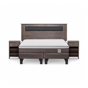Cama Rosen New Style 4  Plus 2 Plazas + Muebles Ferrara