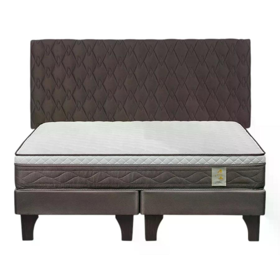 Cama Rosen New Style 4 Plus 2 Plazas + Respaldo Ivar