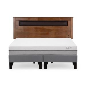 Cama Rosen Pratta 2 Plazas Dividida + Respaldo Ferrara