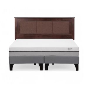 Cama Rosen Pratta 2 Plazas Dividida + Respaldo Rachel