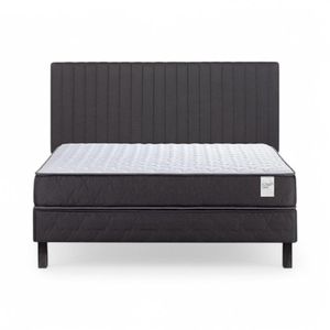 Cama Rosen Wave 2 Plazas Completa + Respaldo Lucio