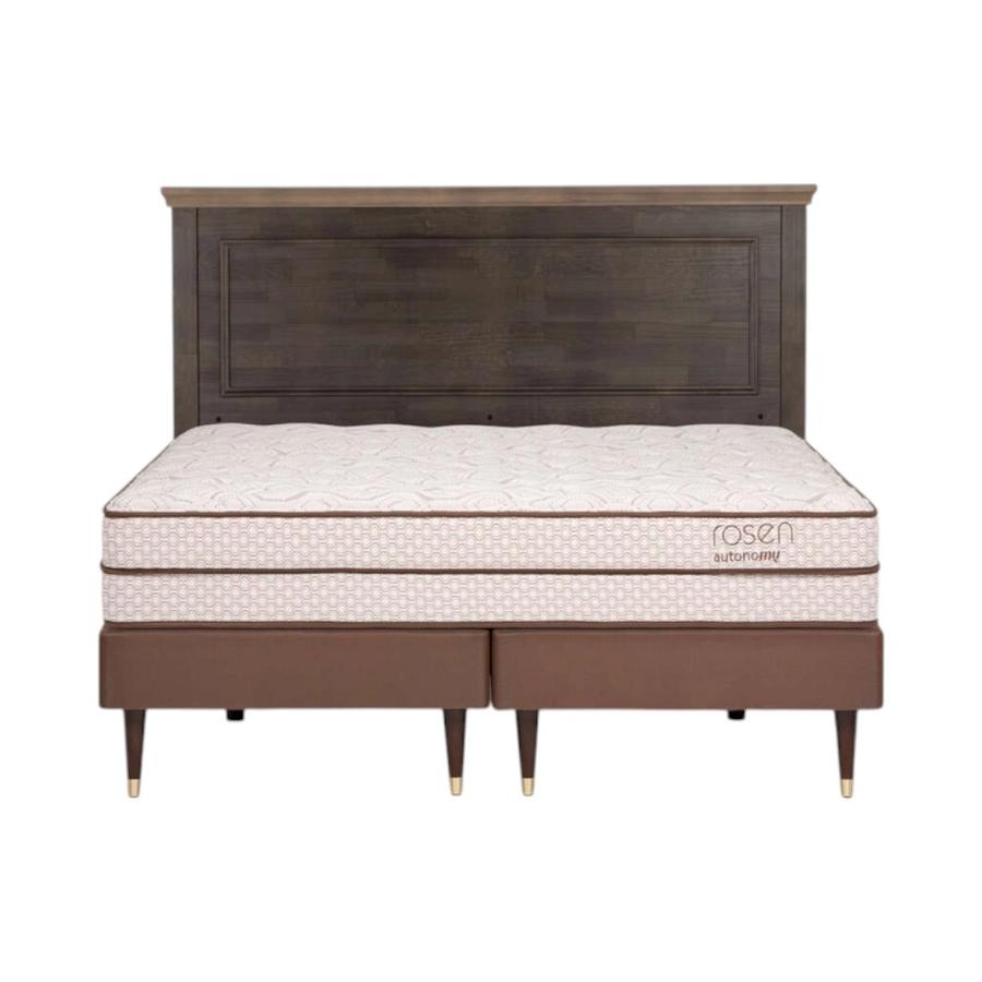 Cama Rosen Autonomy Land 2 Plazas + Respaldo Anna Café