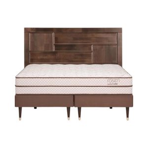 Cama Rosen Autonomy Land 2 Plazas + Respaldo Dolce Café