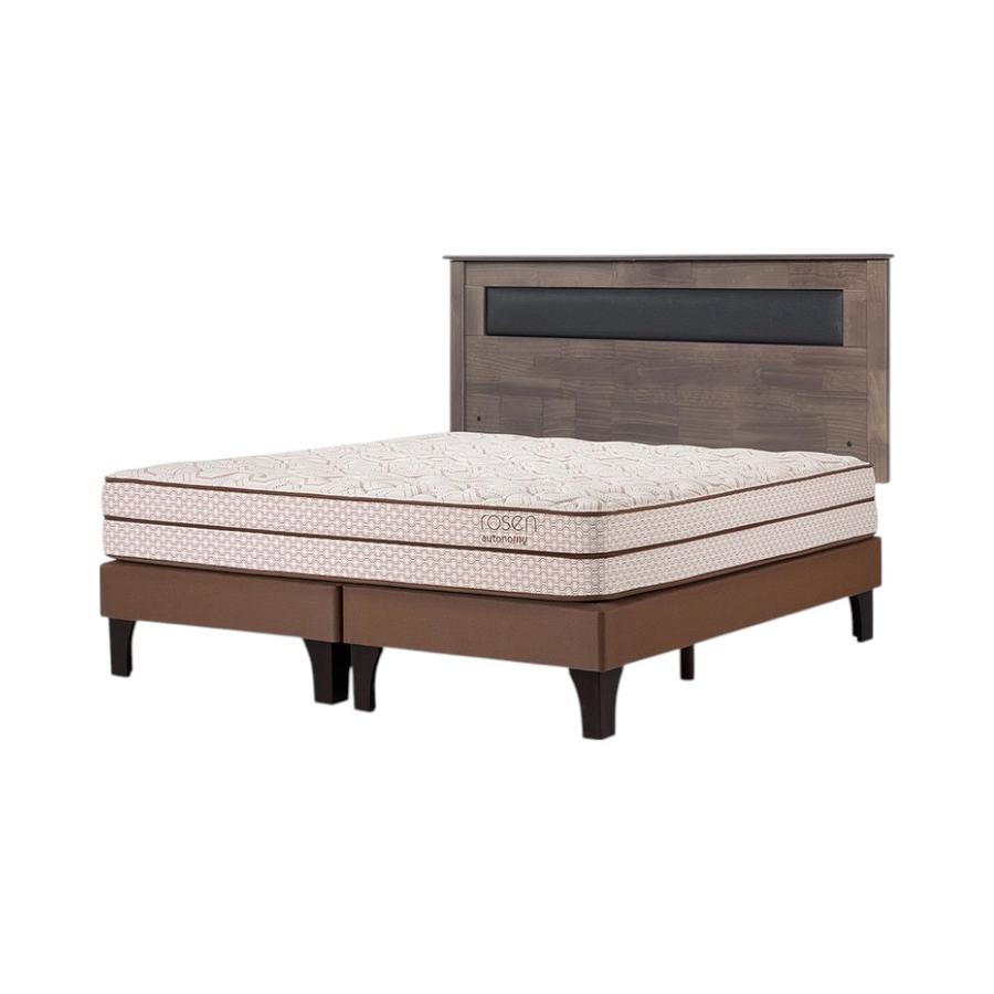 Cama 2 Plazas Rosen Autonomy Land + Respaldo Ferrara