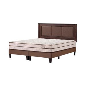 Cama 2 Plazas Rosen Autonomy Land + Respaldo Rachel Café