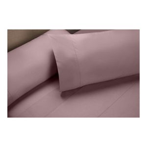 Sábana Rosen 200 Hilos Lisa 1.5 Plazas Malva