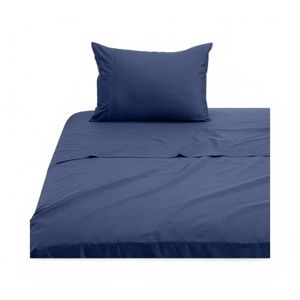 Sábanas Rosen Polycotton 144 Hilos Lisa 1.5 Plazas Azul