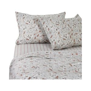 Sábanas Cannon 2 Plazas 200 Hilos Shadow Gris